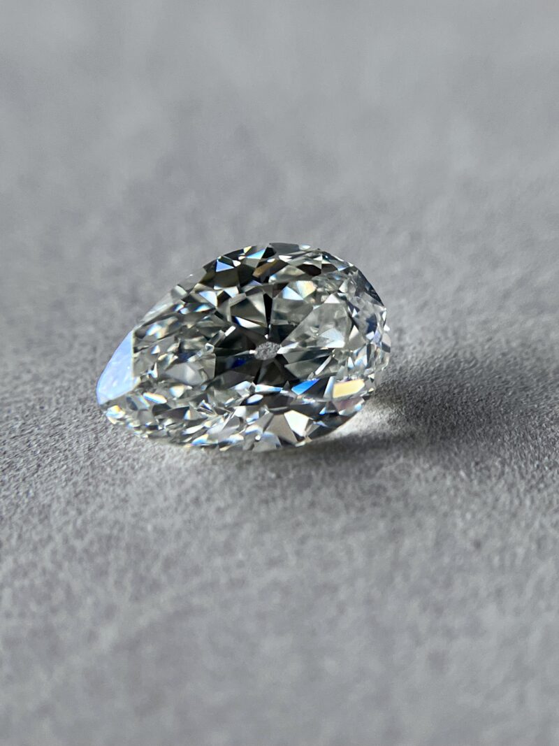 Old Mine Pear Cut Diamond, 3.66 Carats - Image 5