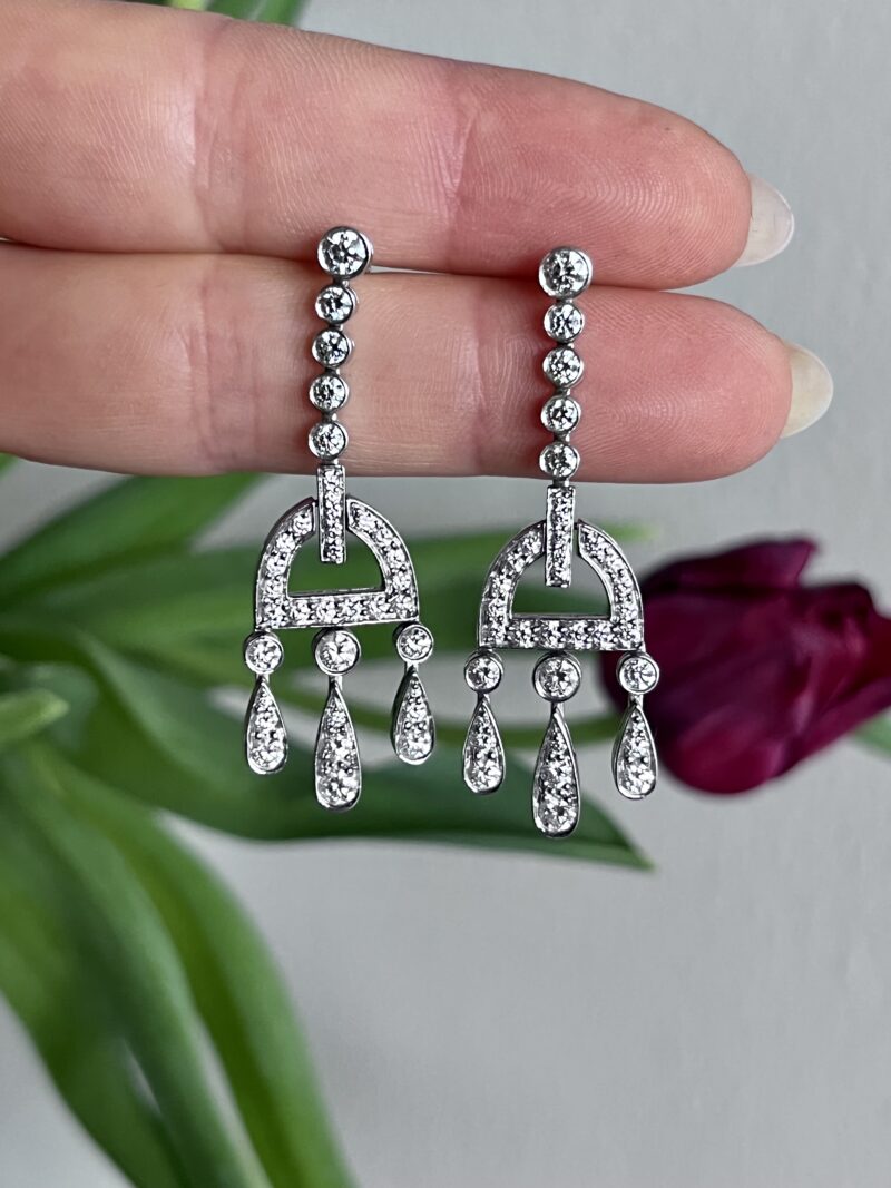 Tiffany & Co. Diamond Chandelier Earrings