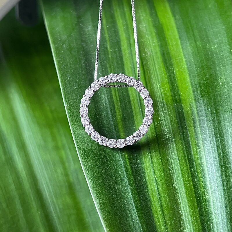 Diamond Eternity Pendant - Image 2