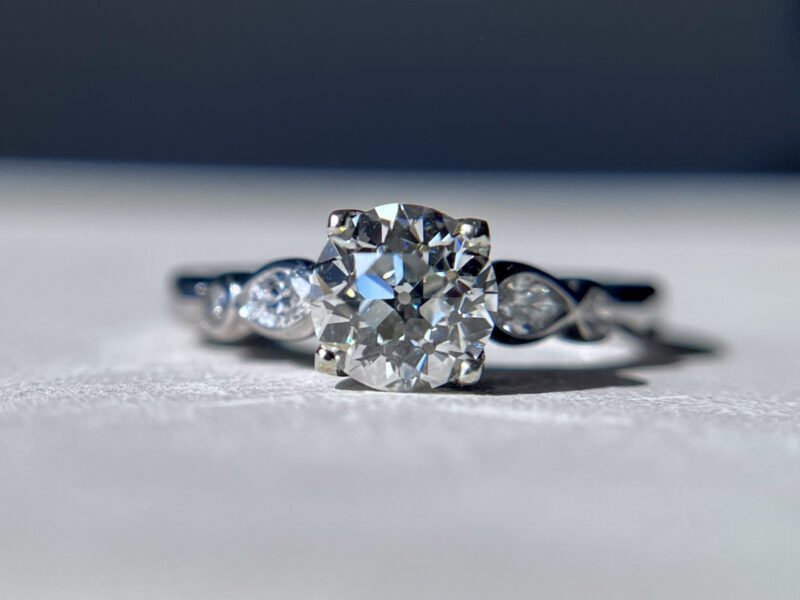 Early 20th Century Old European Cut Diamond Ring